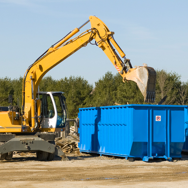 can i choose the location where the residential dumpster will be placed in Forestburgh New York